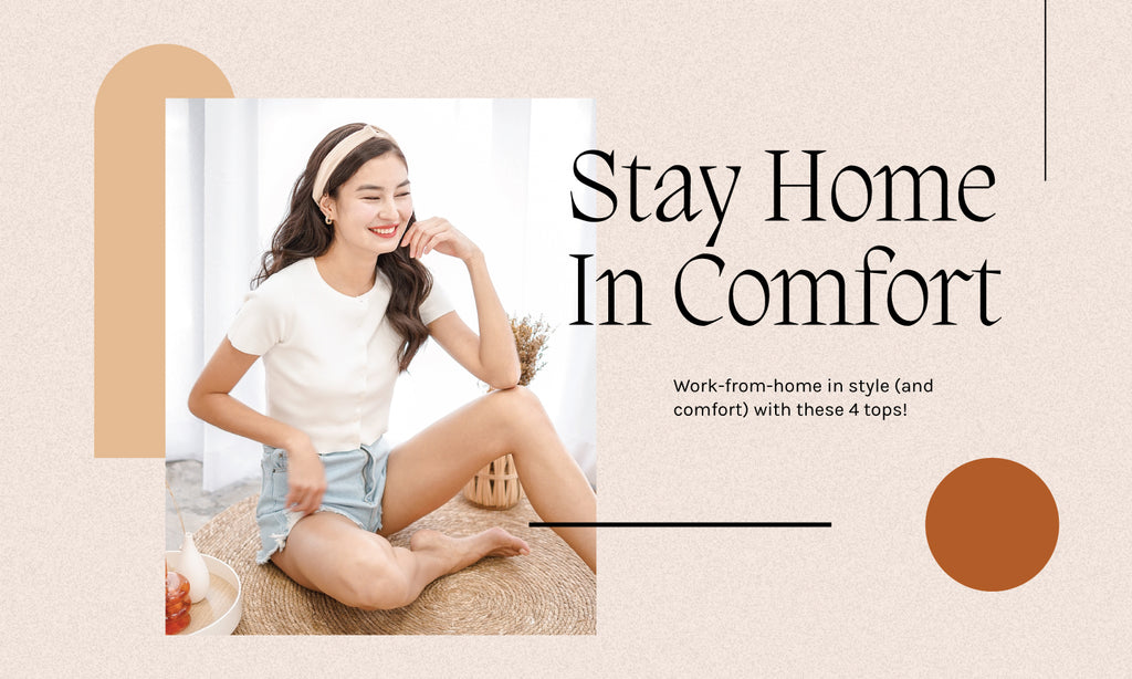 4 Comfy Tops to Stay Home in!