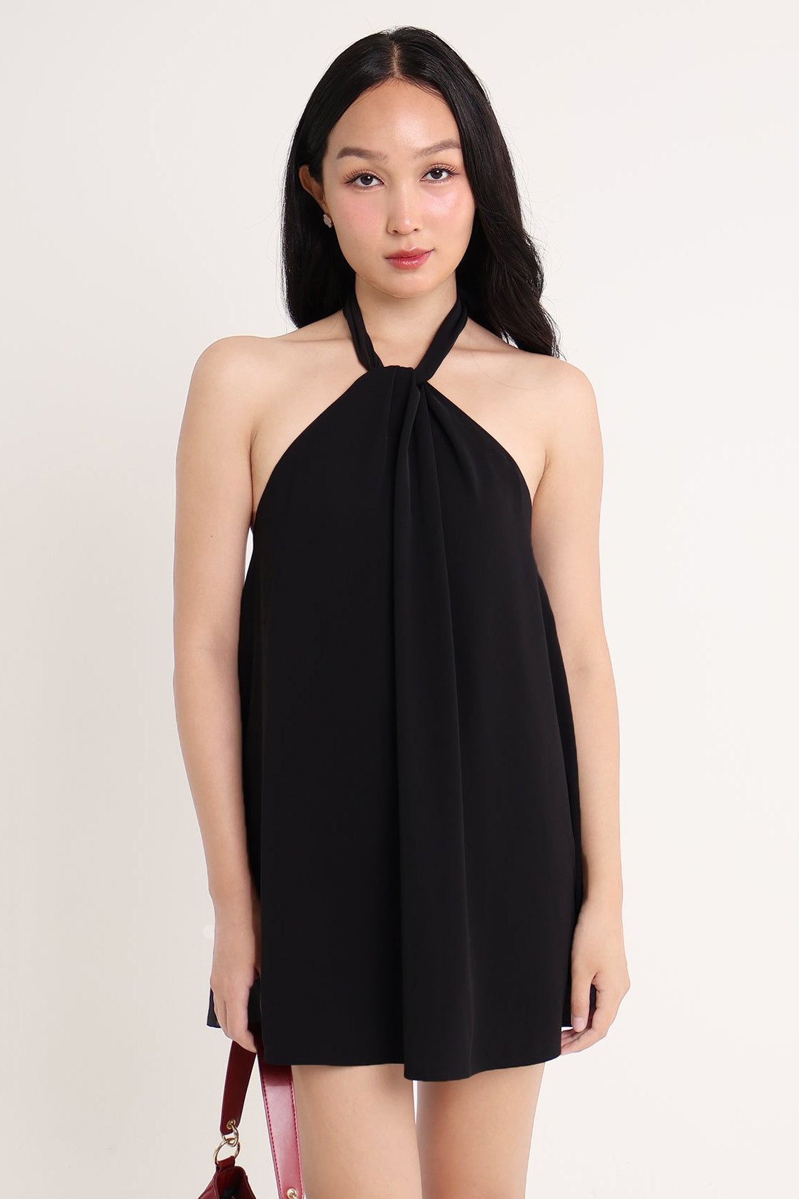 DORSET HALTER DRESS IN BLACK | NEONMELLO DORSET HALTER DRESS IN BLACK | NEONMELLO