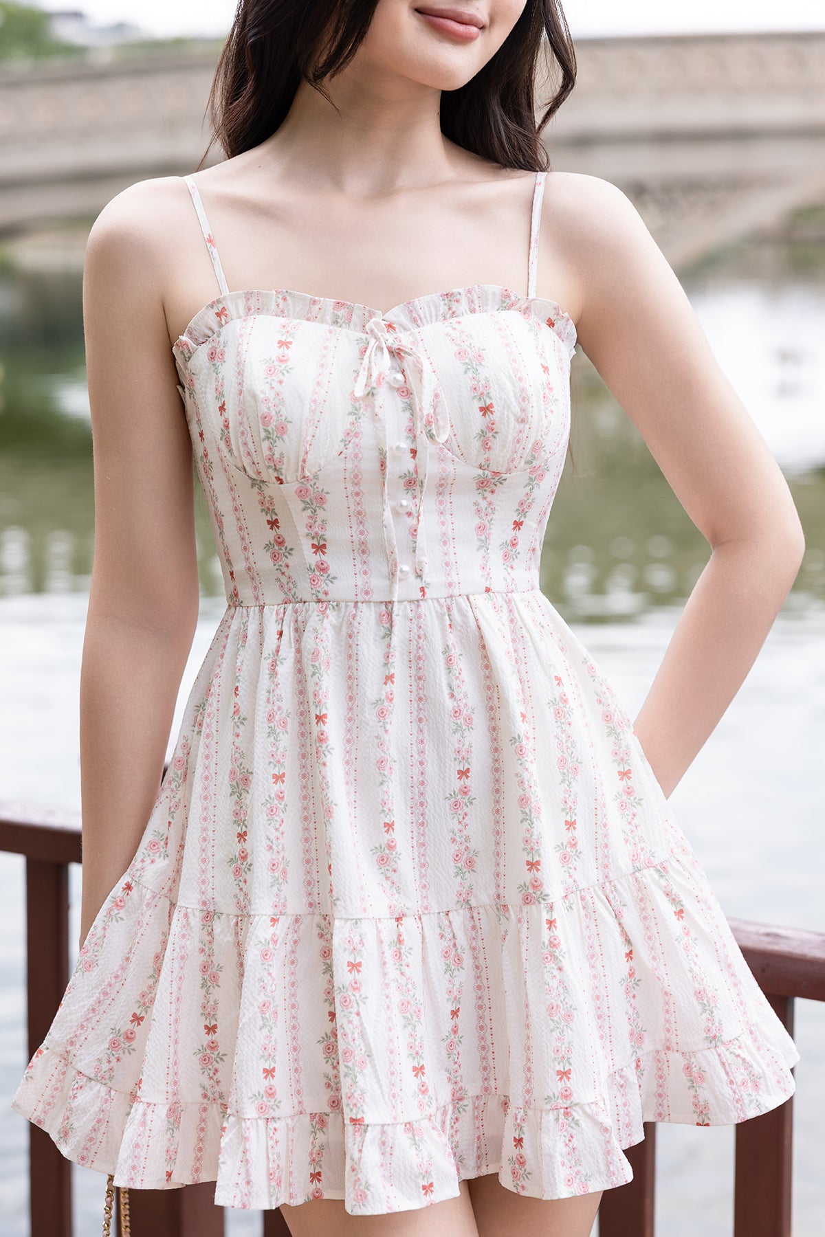 briar rose dress pink BRIAR ROSE SMOCKED DRESS IN PINK