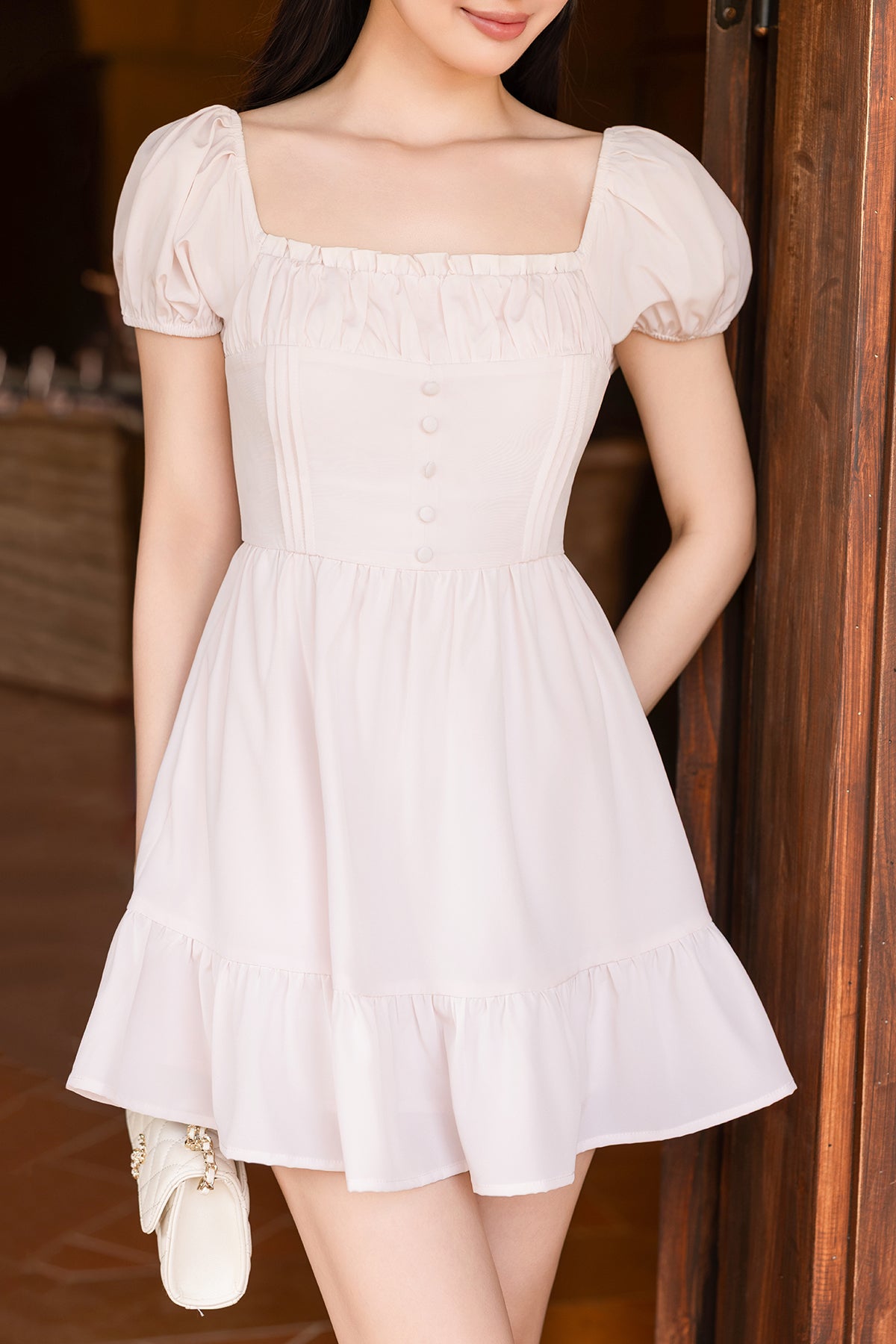 purple winter dress Lavender