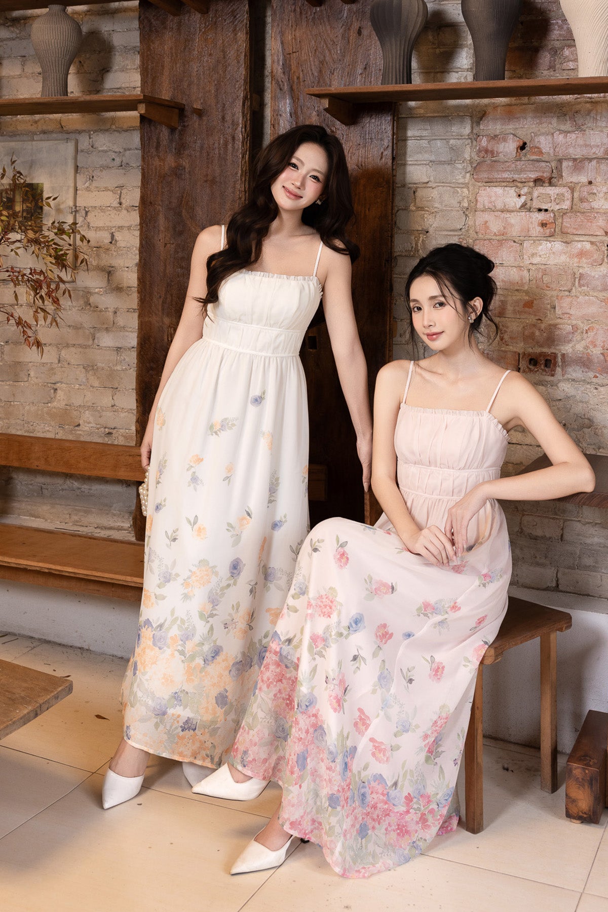 MARISOL FLORAL MAXI IN PINK | NEONMELLO