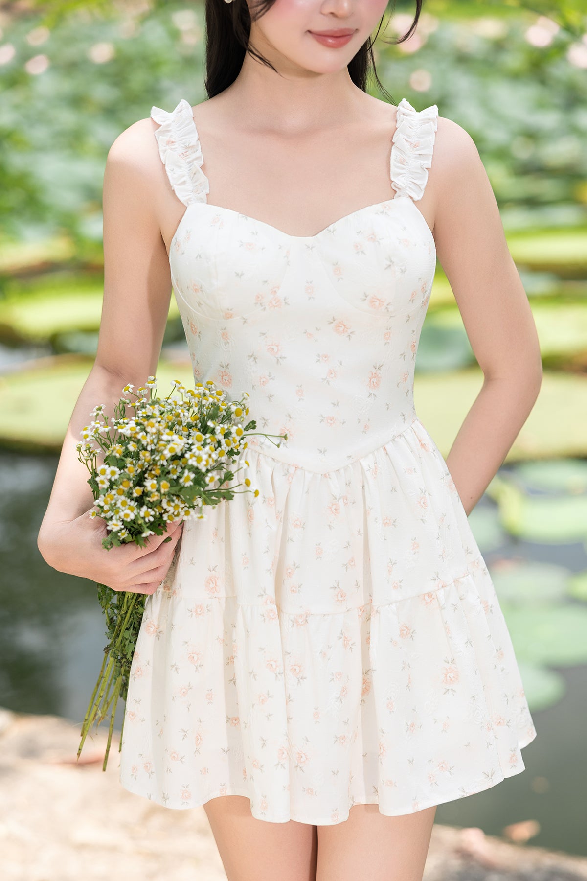 BONNIE FLORAL DRESS IN SUNSHINE