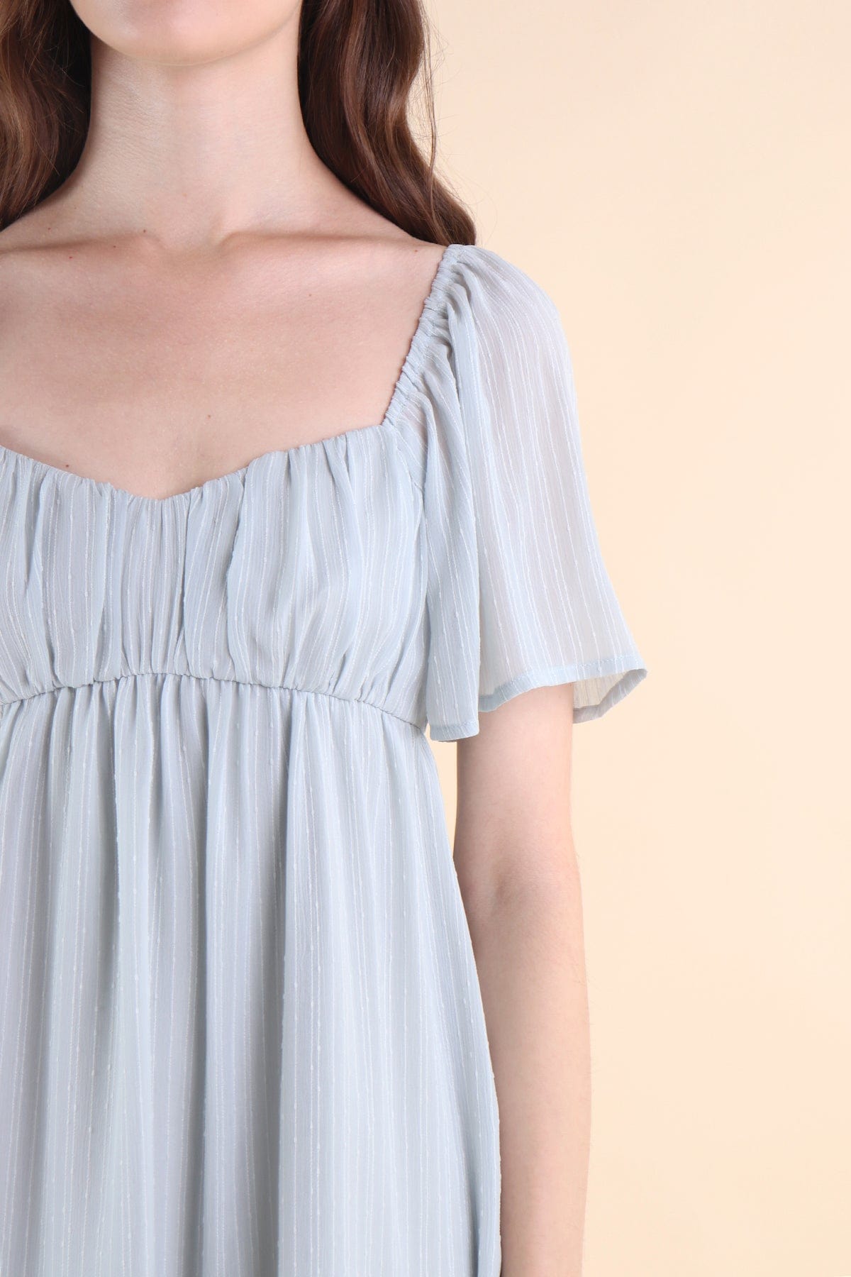 SAMPLE-Allie Babydoll Dress - Vaso Verde