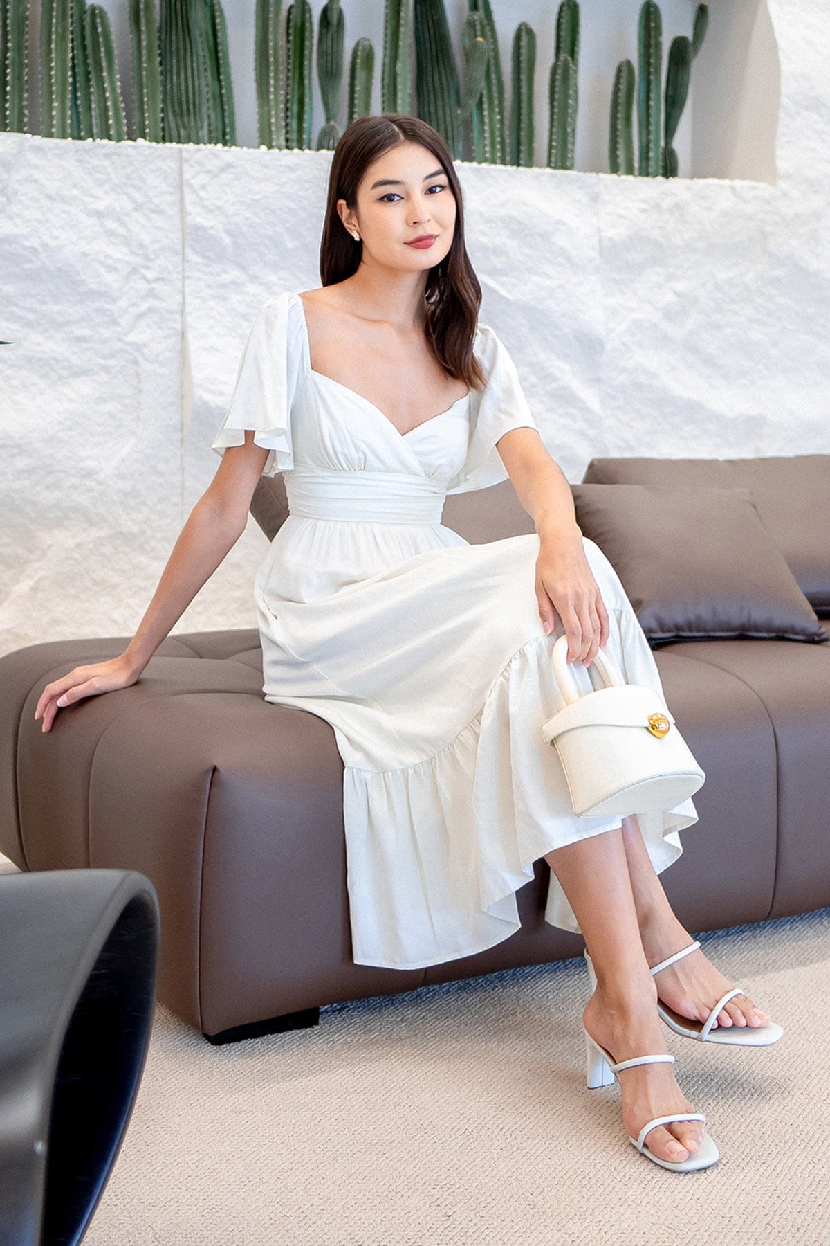 inexpensive white graduation dresses Berylove Women Dress Satin A Line V Neck Midi Dress Size:UK 14 filter-occasion:Party Miracle Watts on Instagram: this short white grad