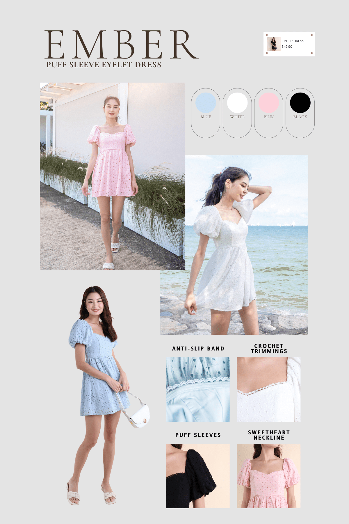 THE 'EMBER' WRAPPED DRESS IN DUSTY PINK