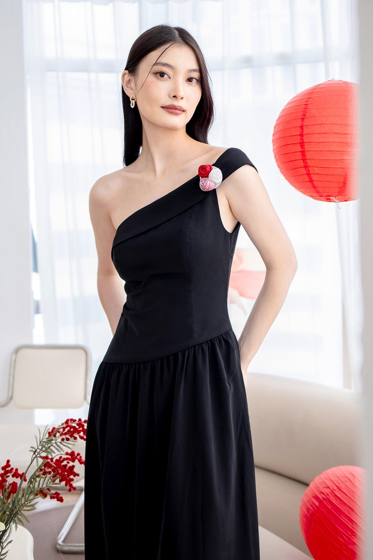 EQUINOX PADDED TOGA MAXI DRESS (ALL COLOURS)