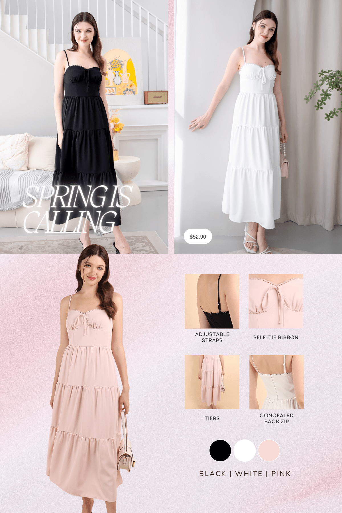 SPRING IS CALLING MAXI DRESS IN PINK | NEONMELLO