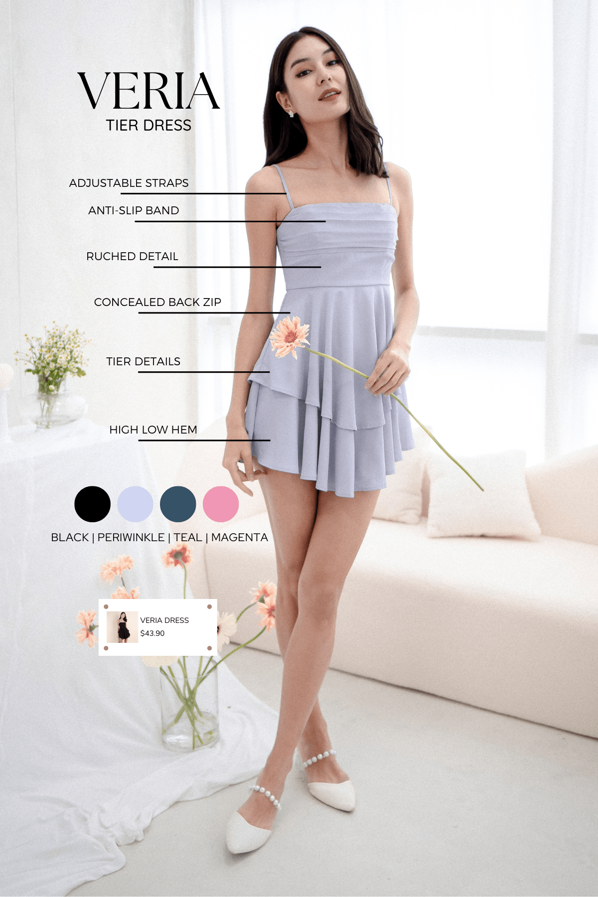 The Vespera Tiered Dress