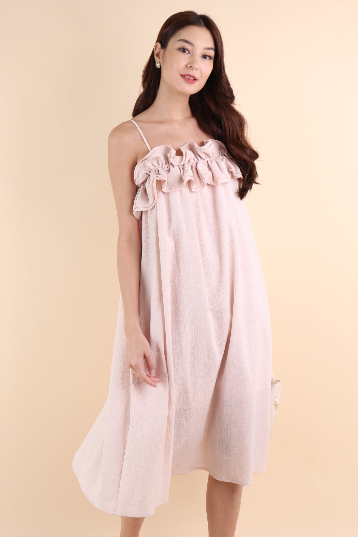 satin cut out midi dress Annika Satin Marble Side Cutout Midi Dress – VICI