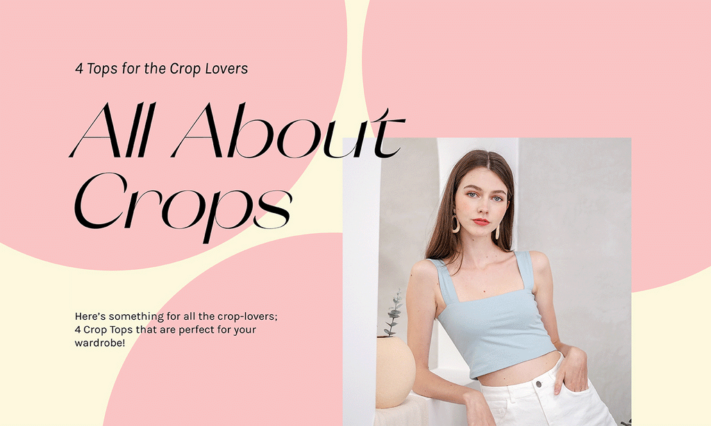 ✦ Cropped Top Lovers, these 4 Tops are for you! ✦