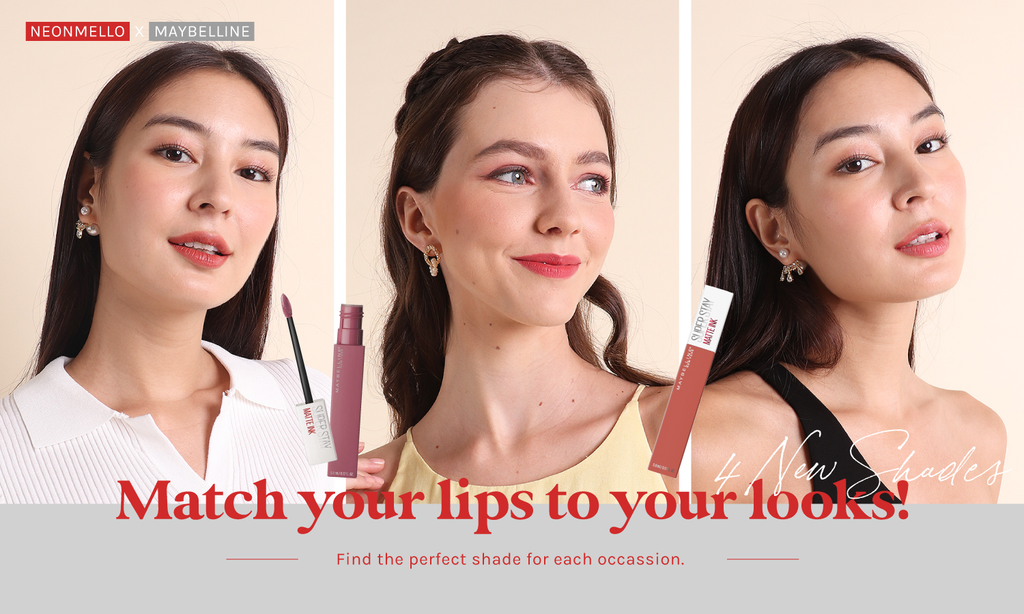 Neonmello x Maybelline – Match your lips to your looks!