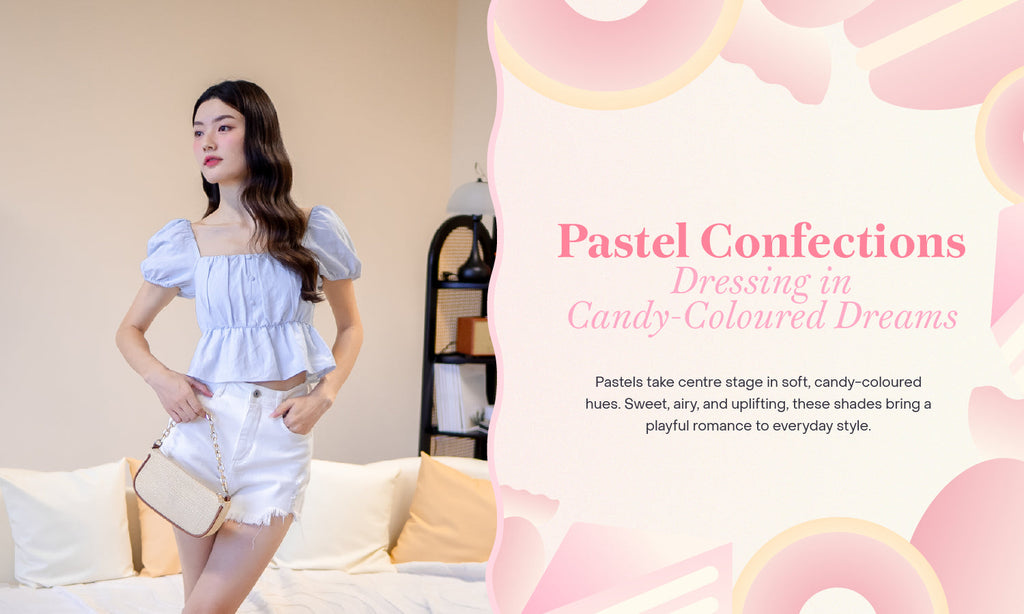 pastel dressing Tiered Pastel Mini Dress - All Dresses