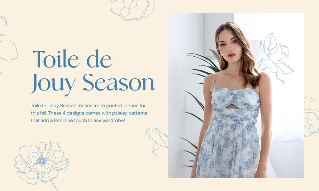 🌸 It's A Toile de Jouy Season: 4 Items to Update Your Wardrobe With! ✨