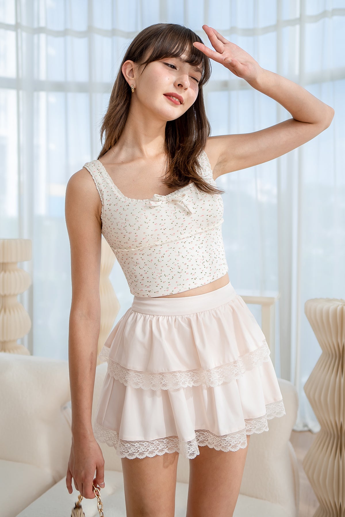 THE TOÉ Mayfair Lace Skirt THE TOÉ】Mayfair lace skirt Mayfair Lace Skirt – THE TOÉ