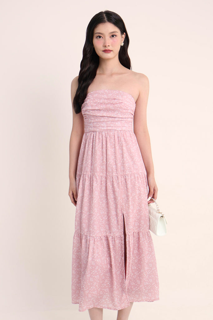 oasis pink floral dress Refreshing Oasis Maxi Dress Pink Size L from Hello Molly