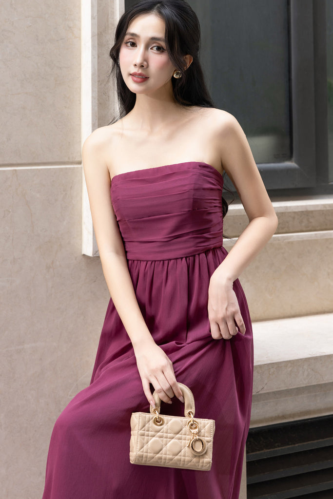 gloriana silk dress Reformation Gloriana Silk Dress In Cyanotype - 60% Off