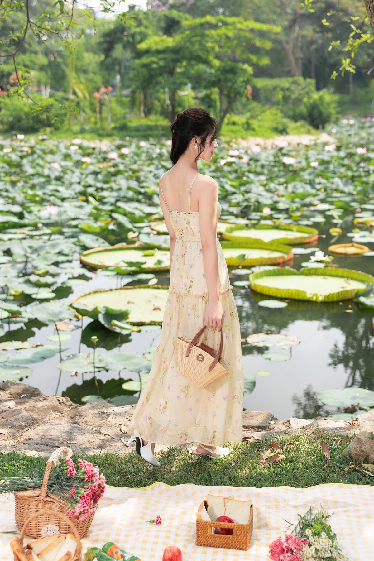 juliana floral maxi dress JULIANNA DRESS