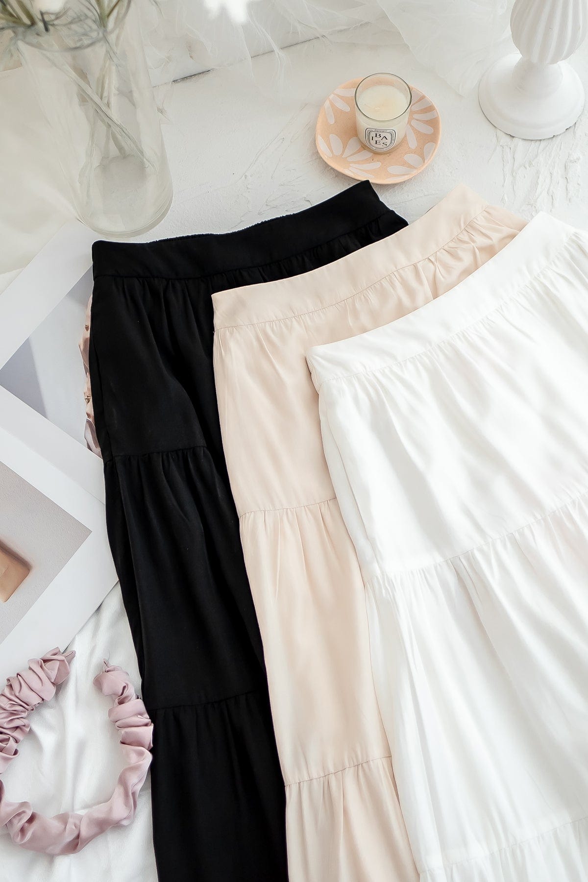 RESTOCKED**AMOR MAXI SKIRT IN BLACK | NEONMELLO