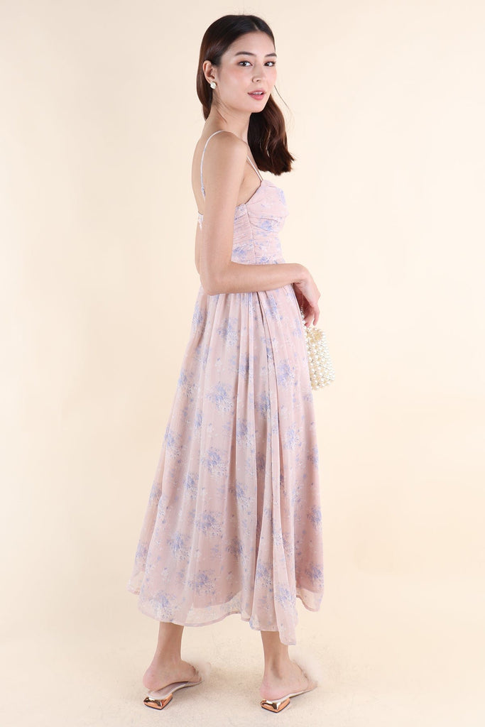 CECILY FLORAL MAXI IN DUSTY PINK | NEONMELLO CECILY FLORAL MAXI IN DUSTY PINK | NEONMELLO