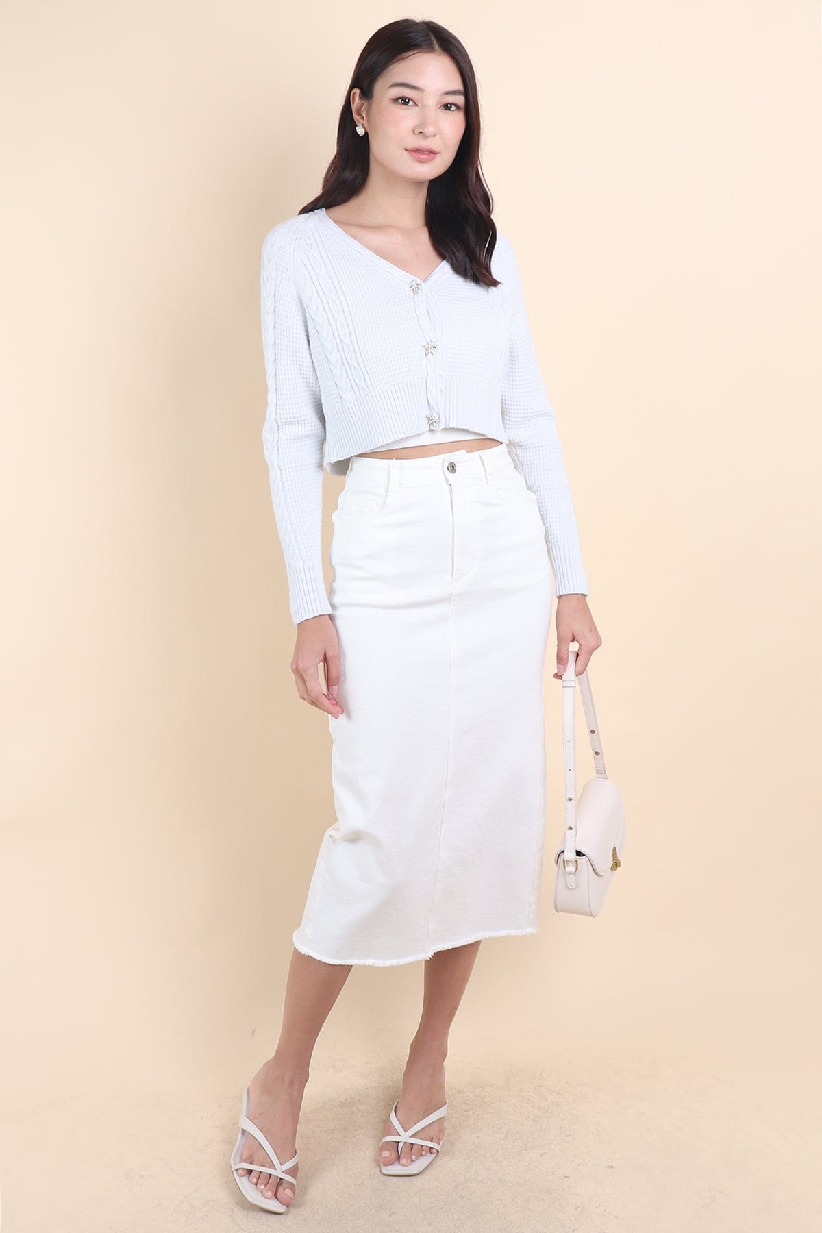 Sora bicolor camisole ANDMARY iceblue▲▲ ANDMARY】Sora bicolor camisole