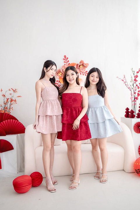 rosemuse jacquard check dress ピンク rosemuse jacquard check dress ピンク jacquard check dress