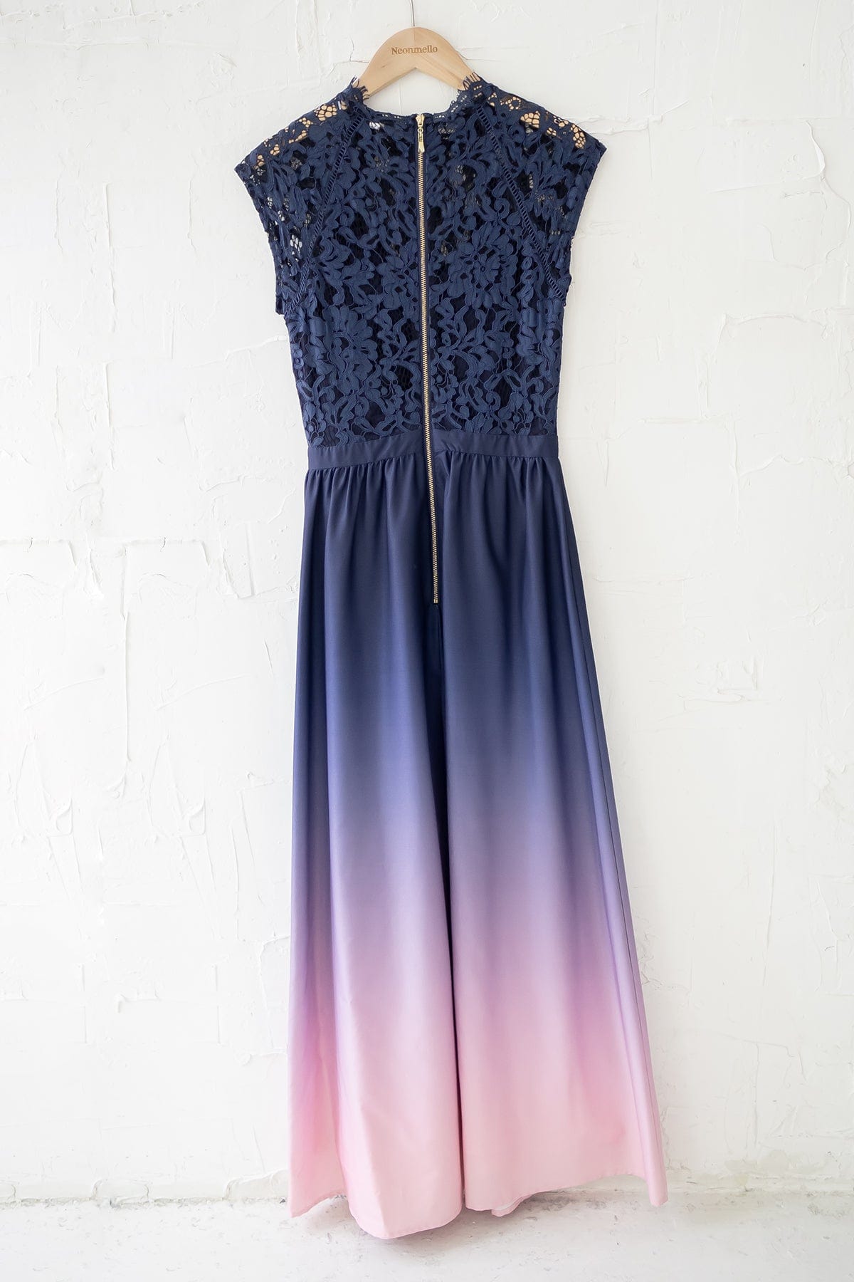 (FIRE DEAL) ESTELLE OMBRE LACE MAXI IN PINK | NEONMELLO