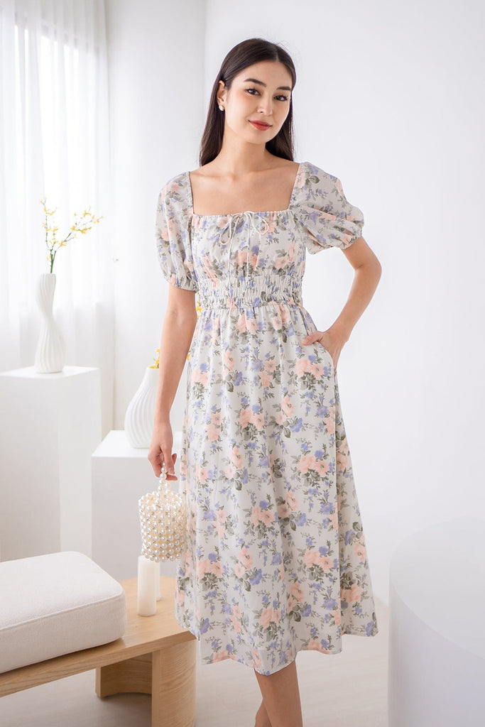 lyla midi dress LYLA FLORAL MIDI DRESS (ALL COLOURS)