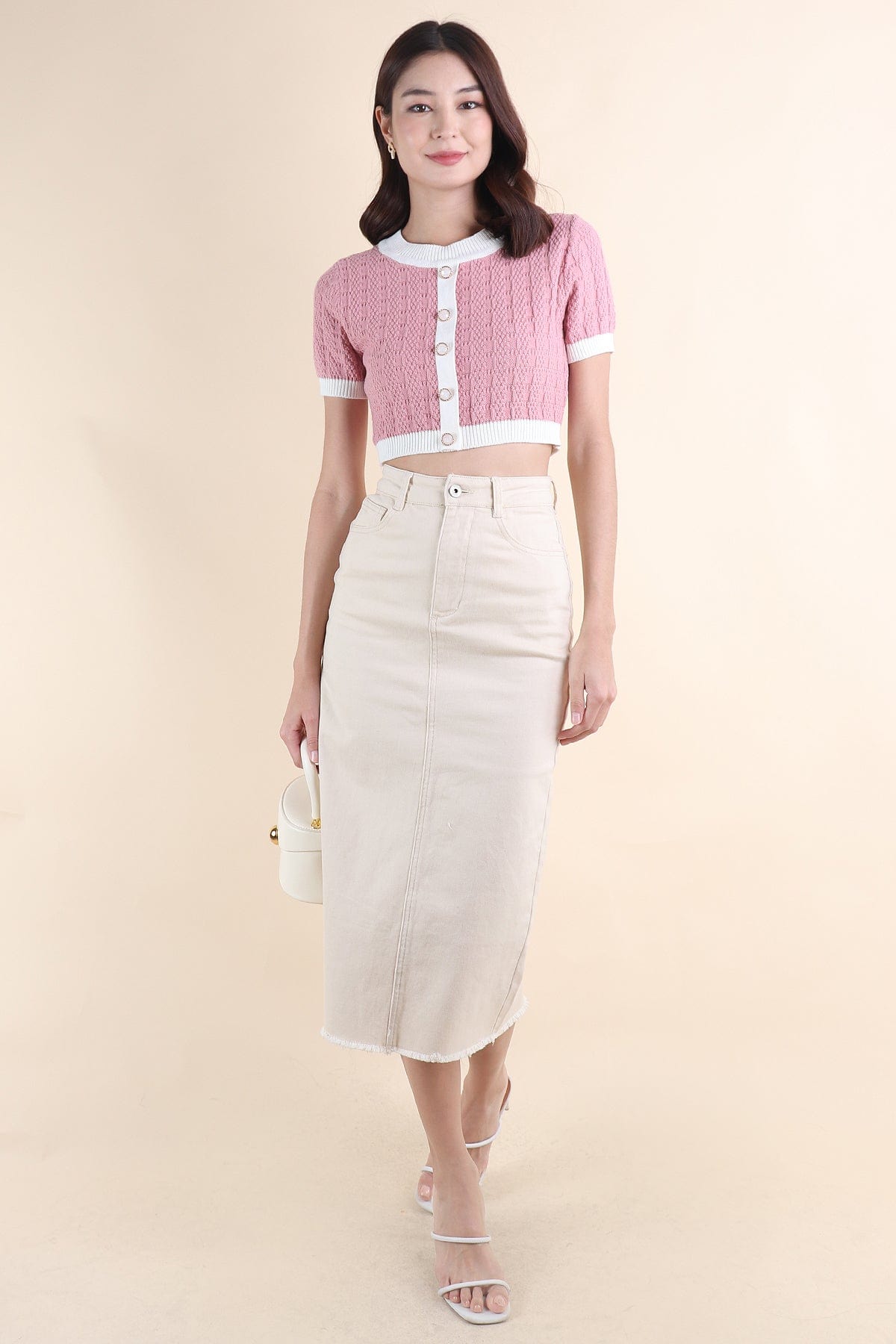 MEA KNIT TOP IN ROSE PINK | NEONMELLO