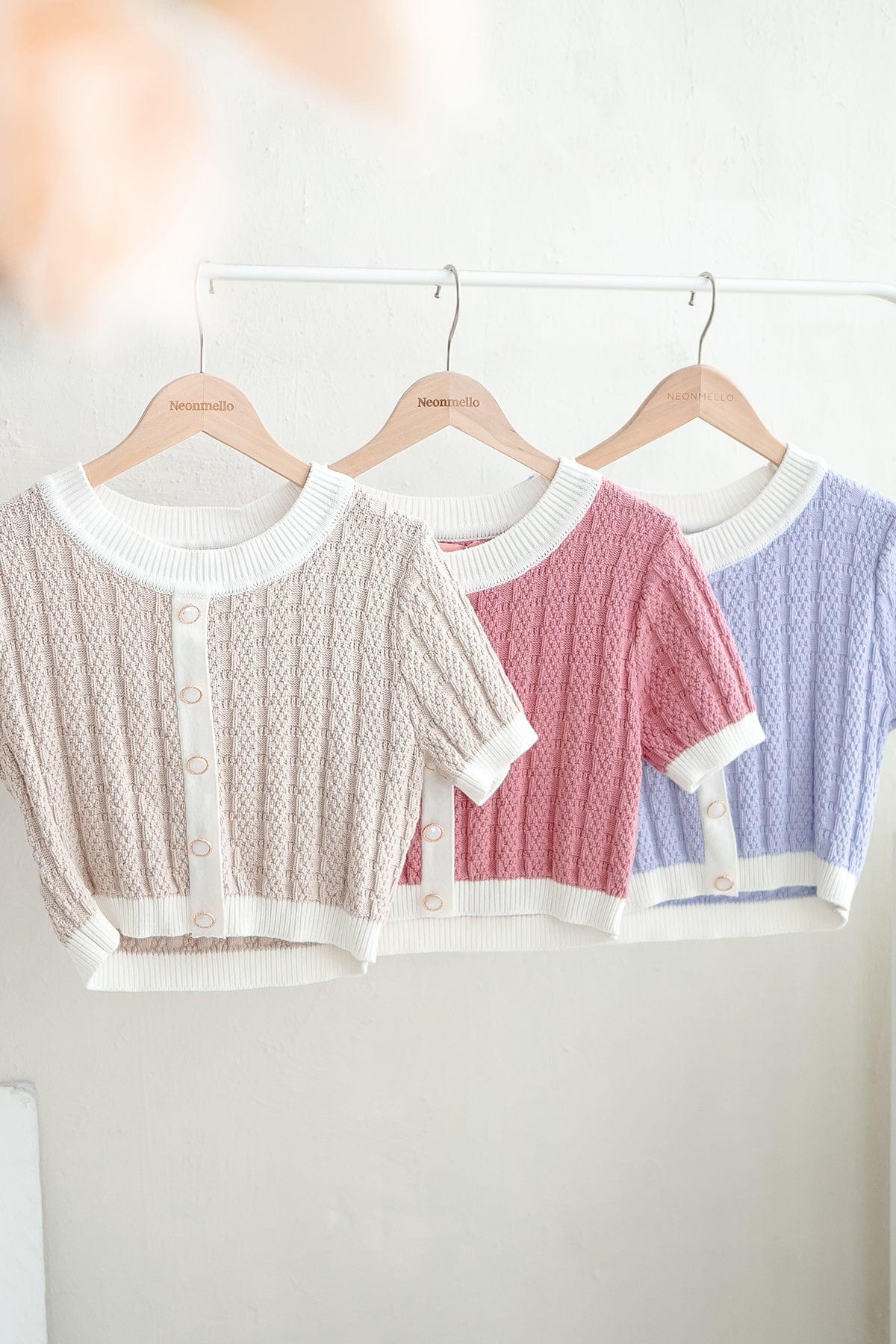 MEA KNIT TOP IN ROSE PINK | NEONMELLO