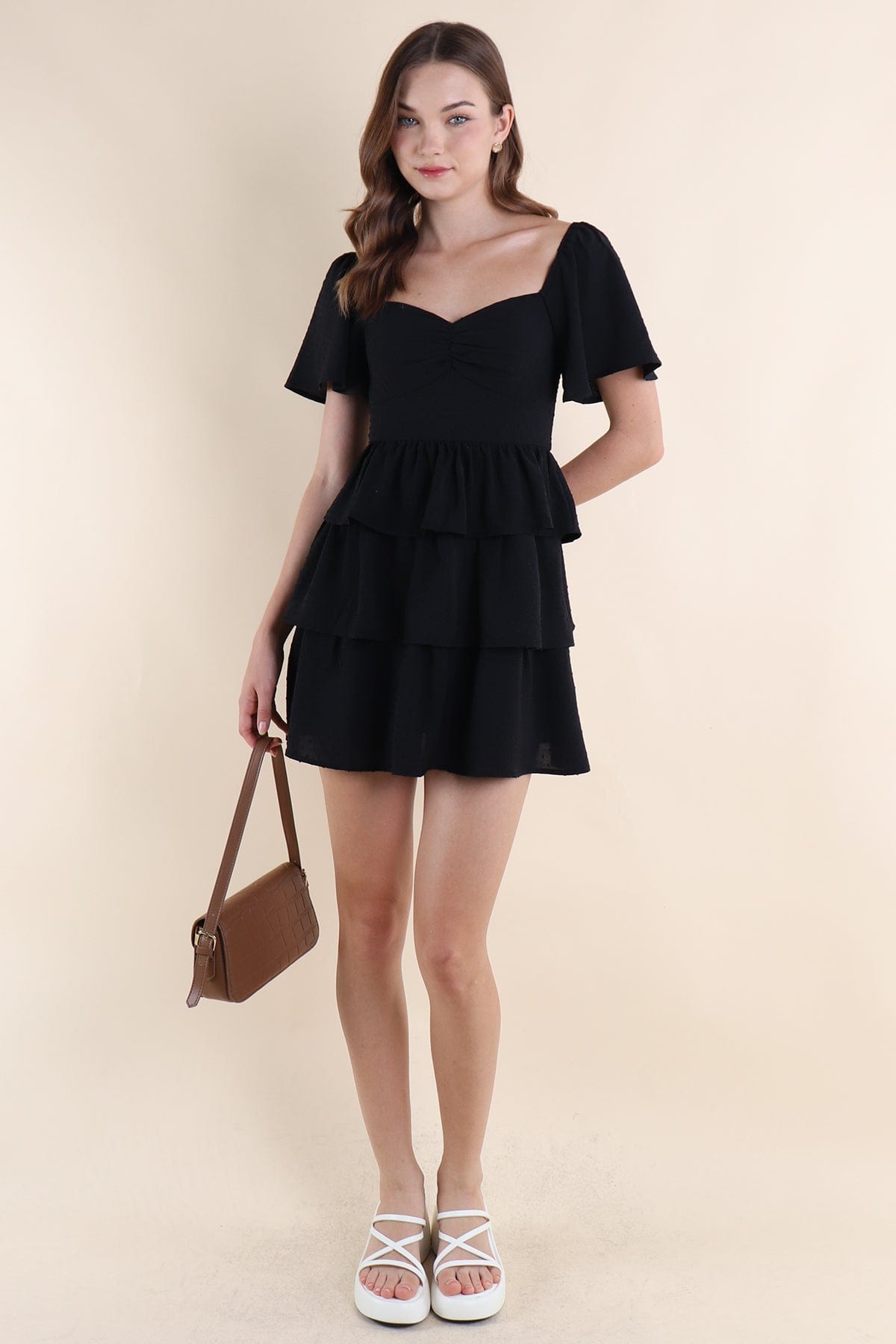 princess polly baby blue dress Lulus Sutton Swiss Dot Midi Dress in Black at Nordstrom, Size X-Small