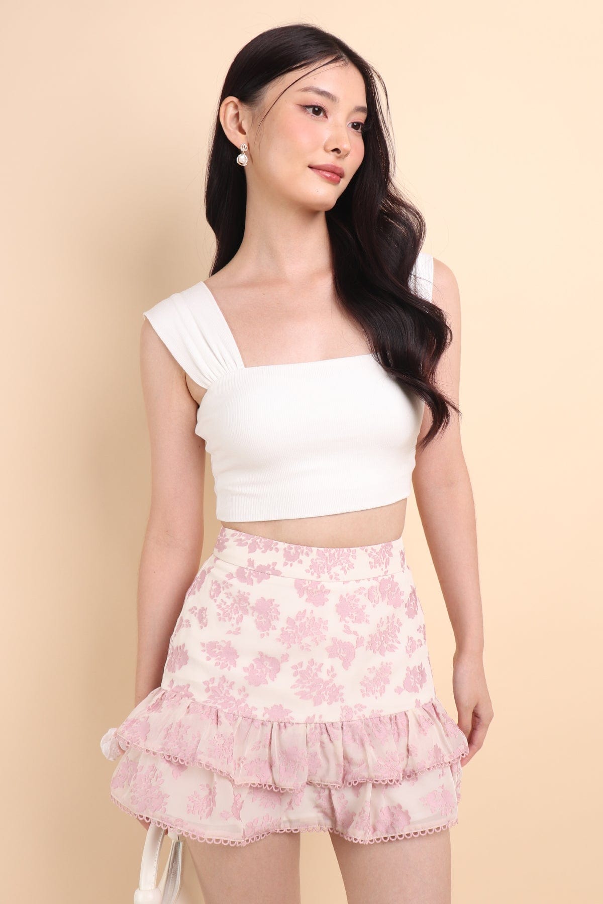 MAKIKO FLEUR SKORTS IN ROSE | NEONMELLO