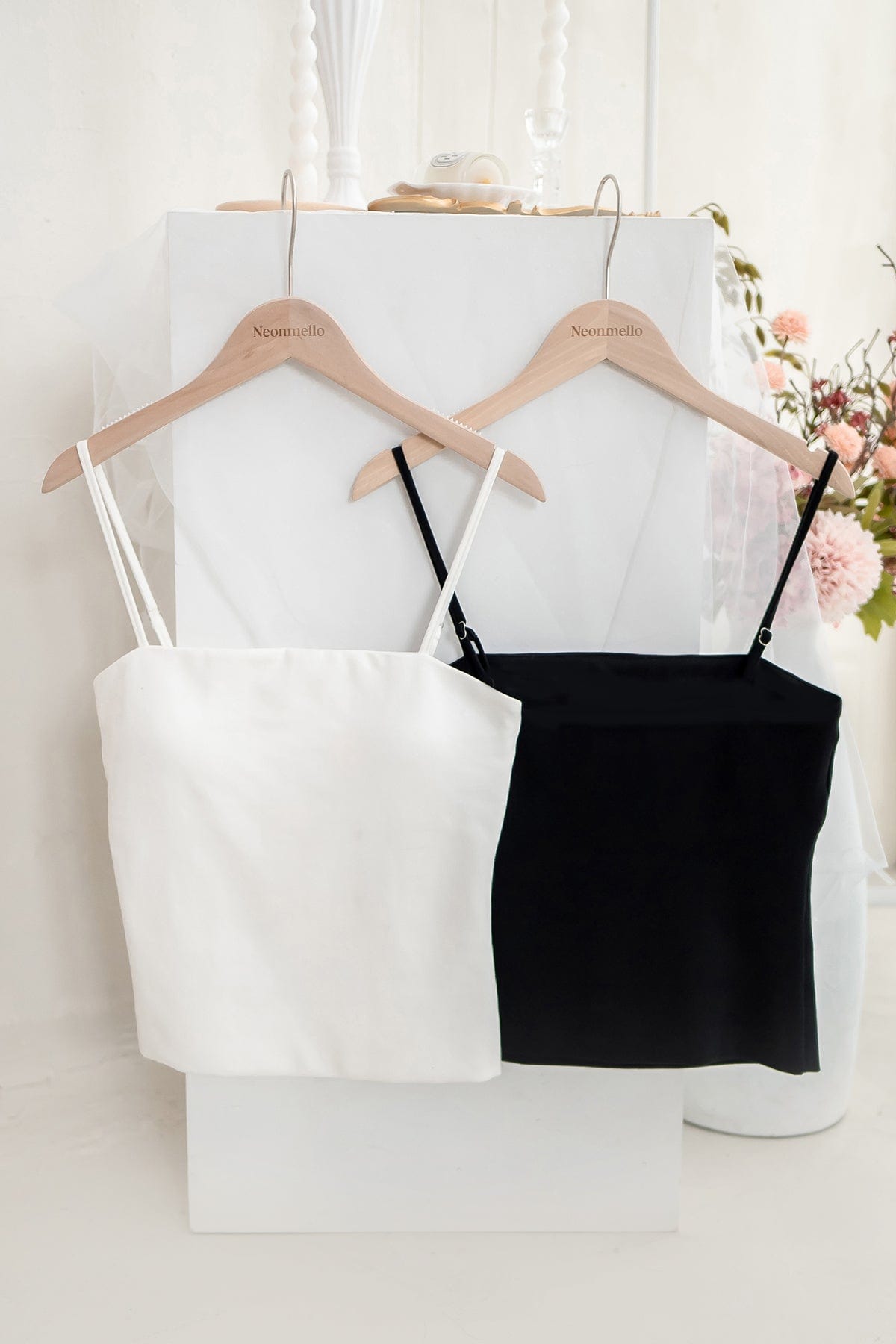 ZORO PADDED CAMISOLE TOP IN WHITE | NEONMELLO
