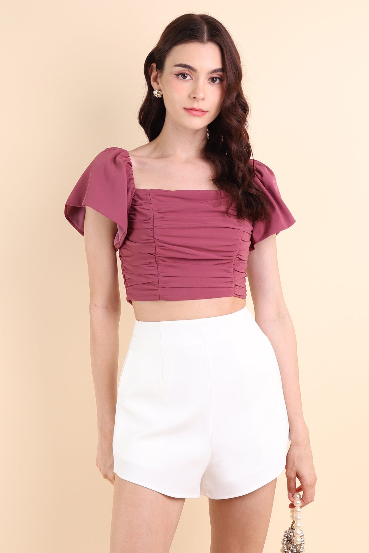 ruched tops ladies